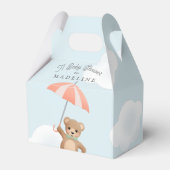 Ballotins Baby shower classique Teddy Bear Pastel (Arrière)
