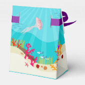 Ballotins Baby shower coloré d'animaux marins (Arrière)