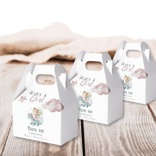 Ballotins Baby Shower Conte de Fées Dragon Rose Princesse 