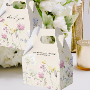 Ballotins Baby-Shower Couple Fleur Sauvage