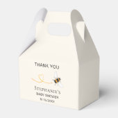 Ballotins Baby shower d'abeilles Merci (Verso)