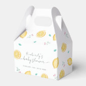 Ballotins Baby shower d'agrumes de citron doux (Verso)