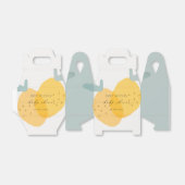 Ballotins Baby shower d'agrumes de citron jaune mignon (Déplié)