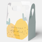 Ballotins Baby shower d'agrumes de citron jaune mignon (Ouvert)