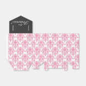 Ballotins Baby shower Damas rose et noir (Déplié)