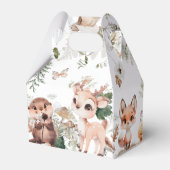 Ballotins Baby shower d'amis du bois mignon (Arrière)