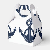 Ballotins Baby shower d'Ancre bleu marine (Arrière)