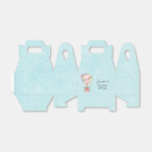 Ballotins Baby shower d'aquarelle à bulle d'air chaud (Déplié)