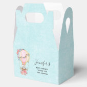 Ballotins Baby shower d'aquarelle à bulle d'air chaud (Ouvert)