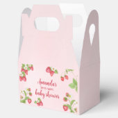 Ballotins Baby shower d'aquarelle aux fraises sucrées (Ouvert)