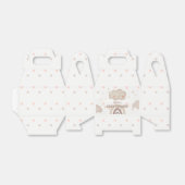 Ballotins Baby shower d'aquarelle beige (Déplié)