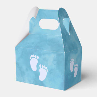 Ballotins Baby shower d'aquarelle bleu personnalisé