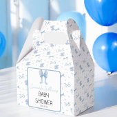 Ballotins Baby shower d'aquarelle Blue Bow Bow Bow