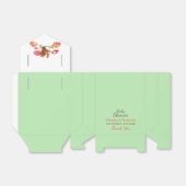 Ballotins Baby shower d'aquarelle d'automne en bois d'écureu (Déplié)