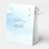 Ballotins Baby shower d'aquarelle de cygne (Arrière)