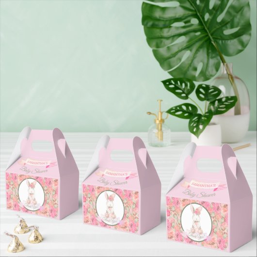 Ballotins Baby shower d'aquarelle de lapin doux (Multiple)