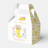 Ballotins Baby shower d'aquarelle de printemps Floral Ballot (Arrière)