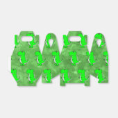 Ballotins Baby shower d'aquarelle Dino vert (Déplié)