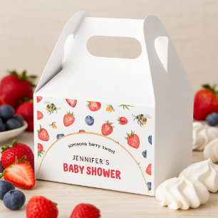 Ballotins Baby shower d'aquarelle doux Berry été