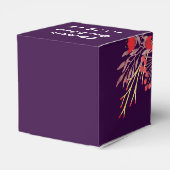 Ballotins Baby shower d'aquarelle violet à bijou (Arrière)