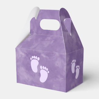 Ballotins Baby shower d'aquarelle violet personnalisé