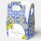 Ballotins Baby shower d'arche citron méditerranéen Boho (Ouvert)