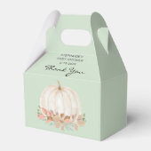 Ballotins Baby shower d'automne citrouille (Verso)
