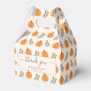 Ballotins Baby shower d'automne Citrouille mignon Eucalyptus