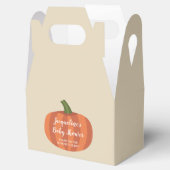 Ballotins Baby shower d'automne Orange Citrouille (Ouvert)