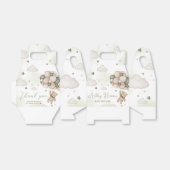 Ballotins Baby shower de ballon d'ours vert (Déplié)