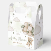 Ballotins Baby shower de ballon d'ours vert (Ouvert)