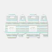 Ballotins Baby shower de bande d'aquarelle vert moderne (Déplié)