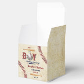 Ballotins Baby shower de baseball Vintage garçons (Ouvert)