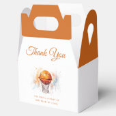 Ballotins Baby shower de basket-ball aquarelle (Ouvert)