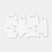 Ballotins Baby shower de calligraphie simple et élégant (Déplié)