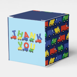 Ballotins Baby shower de camion de construction