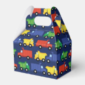 Ballotins Baby shower de camion de construction (Arrière)