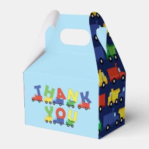 Ballotins Baby shower de camion de construction