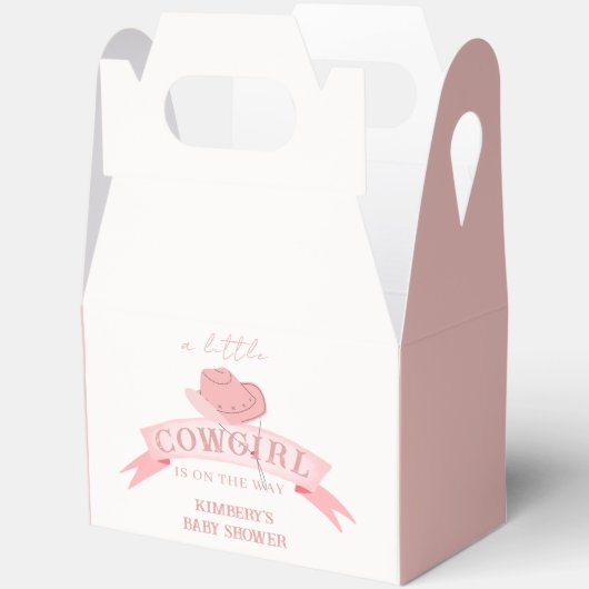 Ballotins Baby shower de Casquette de fille rose (Ouvrir)