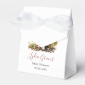 Ballotins Baby shower de champignons Invitation, Automne Neu (Verso)