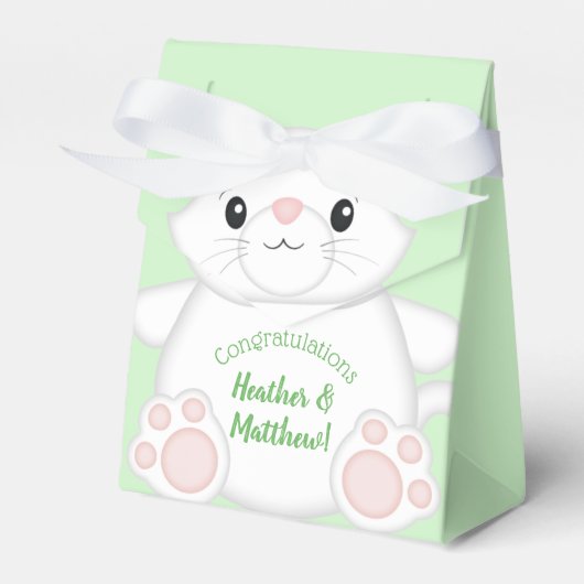 Ballotins Baby shower de chat Kitty (Verso)