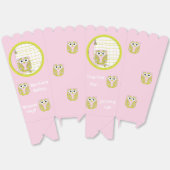 Ballotins Baby shower de Chouette rose (Déplié)