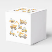 Ballotins Baby shower de construction Truck Party (Verso)