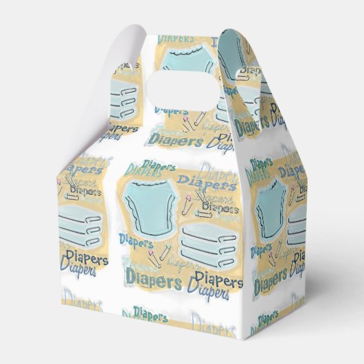 Ballotins Baby shower de couches (Verso)
