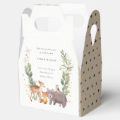 Ballotins Baby shower de courge feuillu mou en bois (Ouvert)