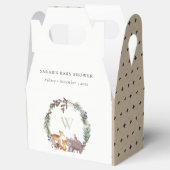 Ballotins Baby shower de courge feuillu mou en bois (Ouvert)