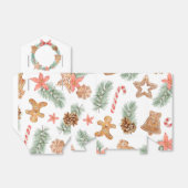 Ballotins Baby shower de couronne de biscuits de Noël (Déplié)