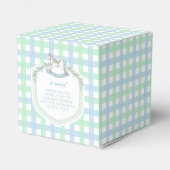 Ballotins Baby shower de crête de cheval bleu pastel (Arrière)