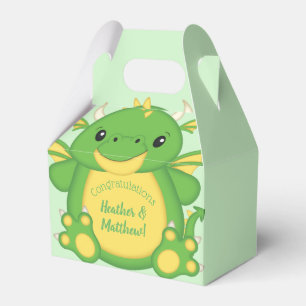 Ballotins Baby shower de dragon vert
