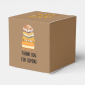 Ballotins Baby shower de feu de camp Smore merci (Arrière)